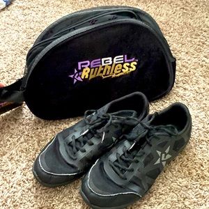 Rebel Athletic Ruthless Black Cheer Shoes